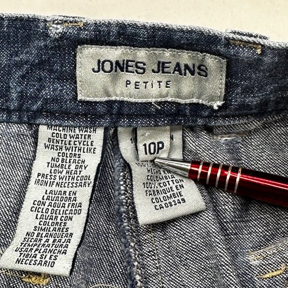 Jones Jeans Women's Size 10 Petite Capri Preowned - Picture 3 of 10